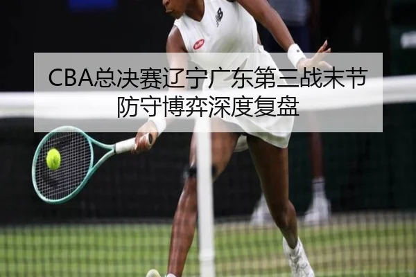 CBA总决赛辽宁广东第三战末节防守博弈深度复盘 | XINGCAISPORTS